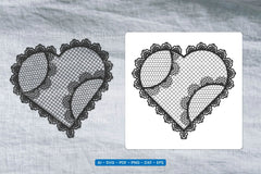 Valentine Lace Heart SVG Bundle - CraftNest - Digital Crafting and Art
