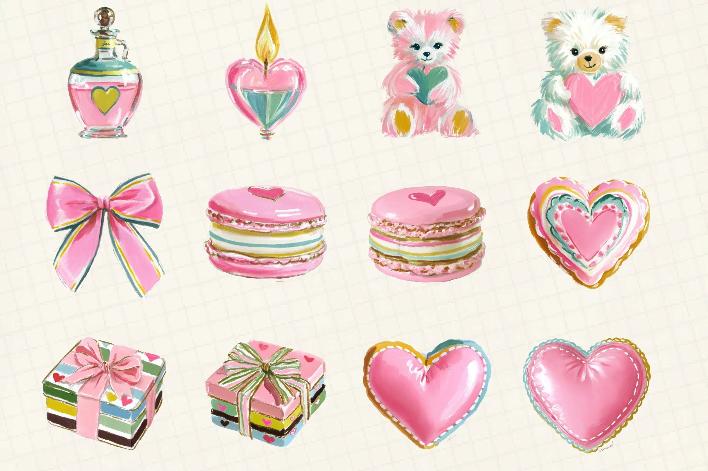 Valentine Clipart Bundle Set - CraftNest - Digital Crafting and Art