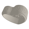 Valentine Heart Box Base 3D Print STL File