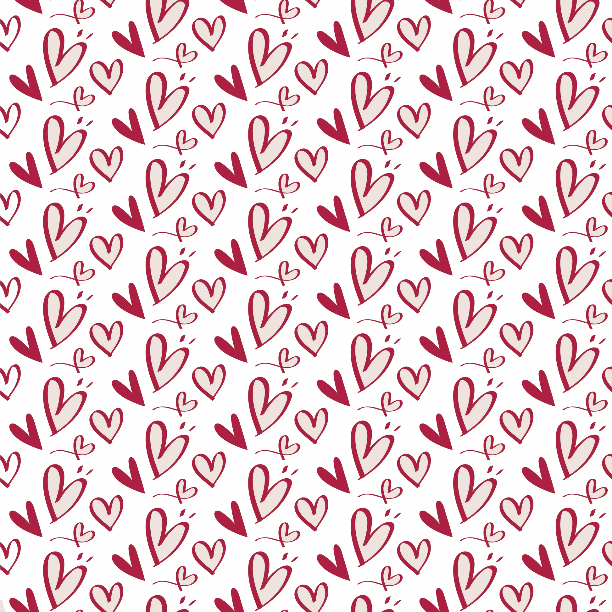 Valentine Heart Seamless Digital Paper - CraftNest - Digital Crafting and Art