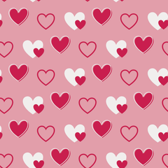 Valentine Heart Seamless Digital Paper - CraftNest - Digital Crafting and Art