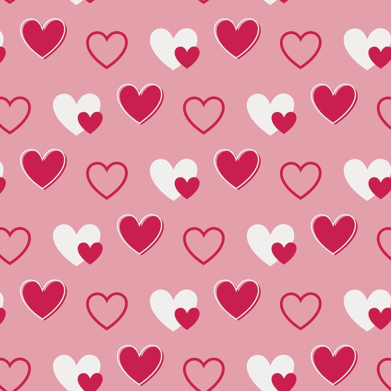 Valentine Heart Seamless Digital Paper - CraftNest - Digital Crafting and Art