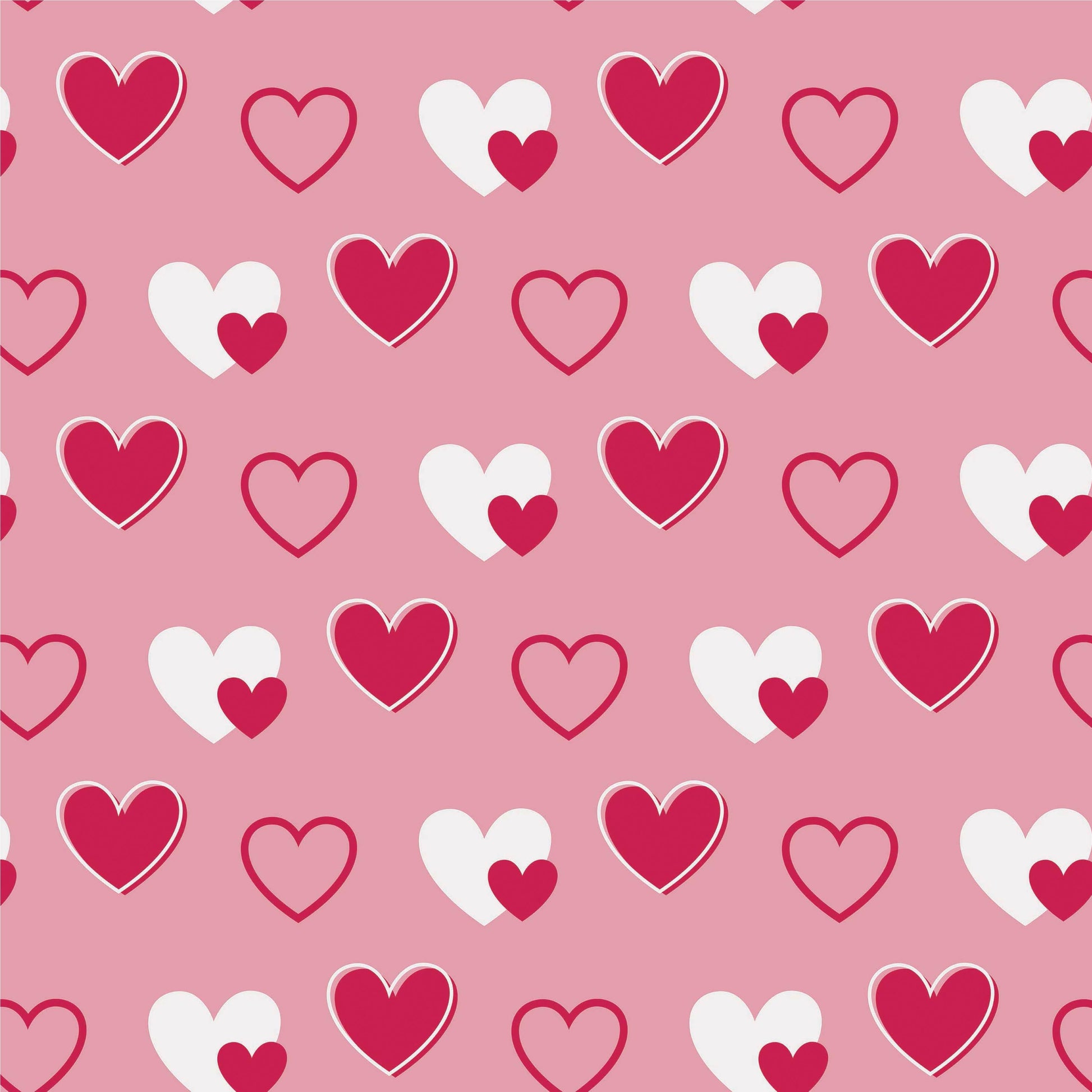Valentine Heart Seamless Digital Paper - CraftNest - Digital Crafting and Art