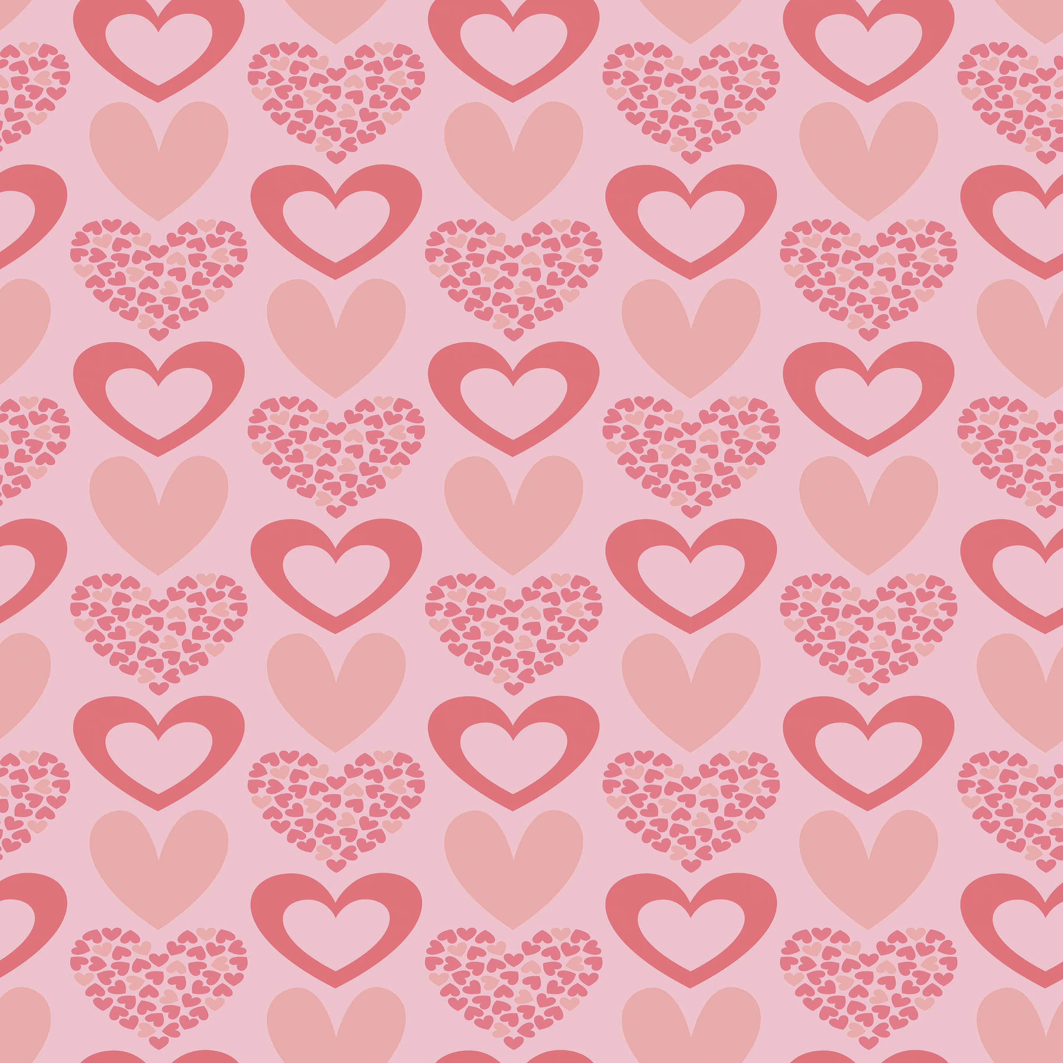 Valentine Heart Seamless Digital Paper - CraftNest - Digital Crafting and Art