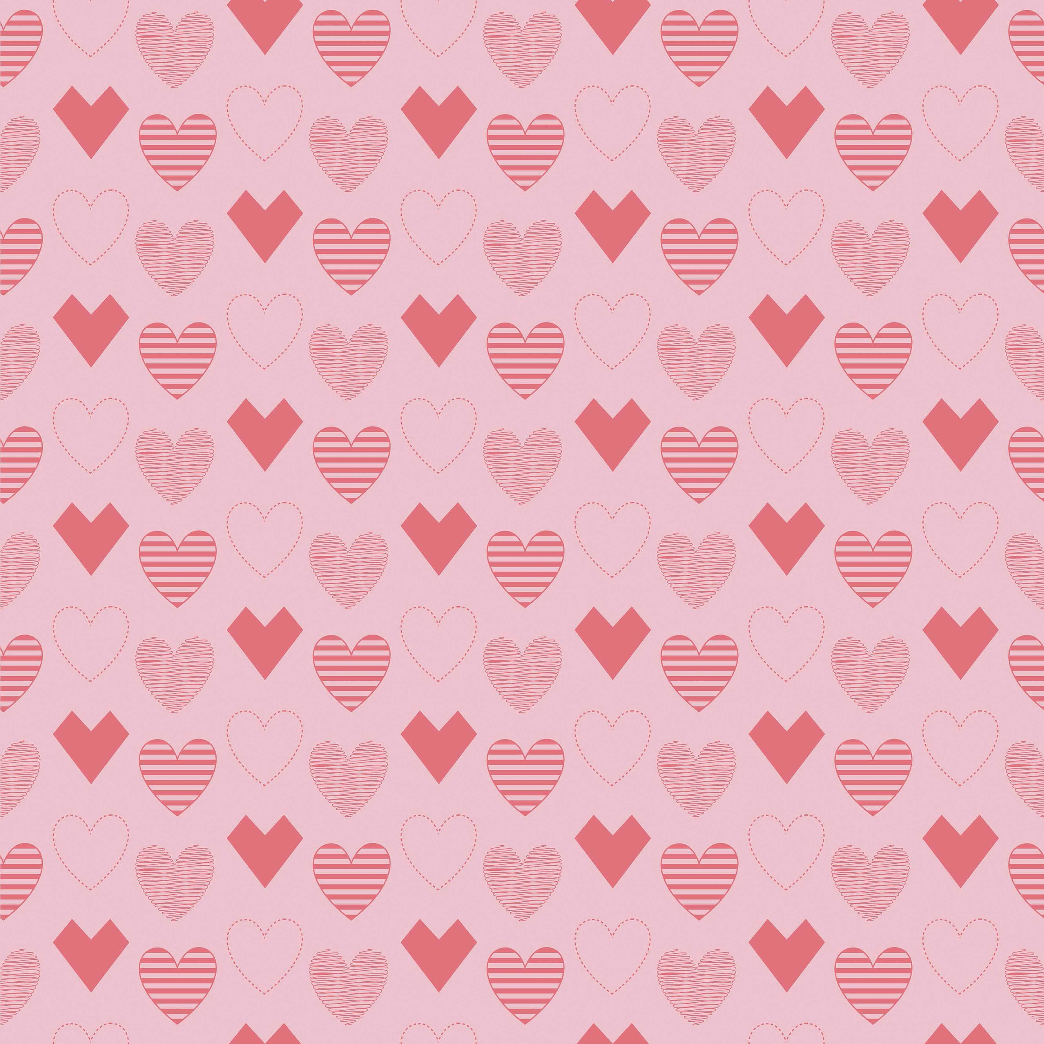 Valentine Heart Seamless Digital Paper - CraftNest - Digital Crafting and Art