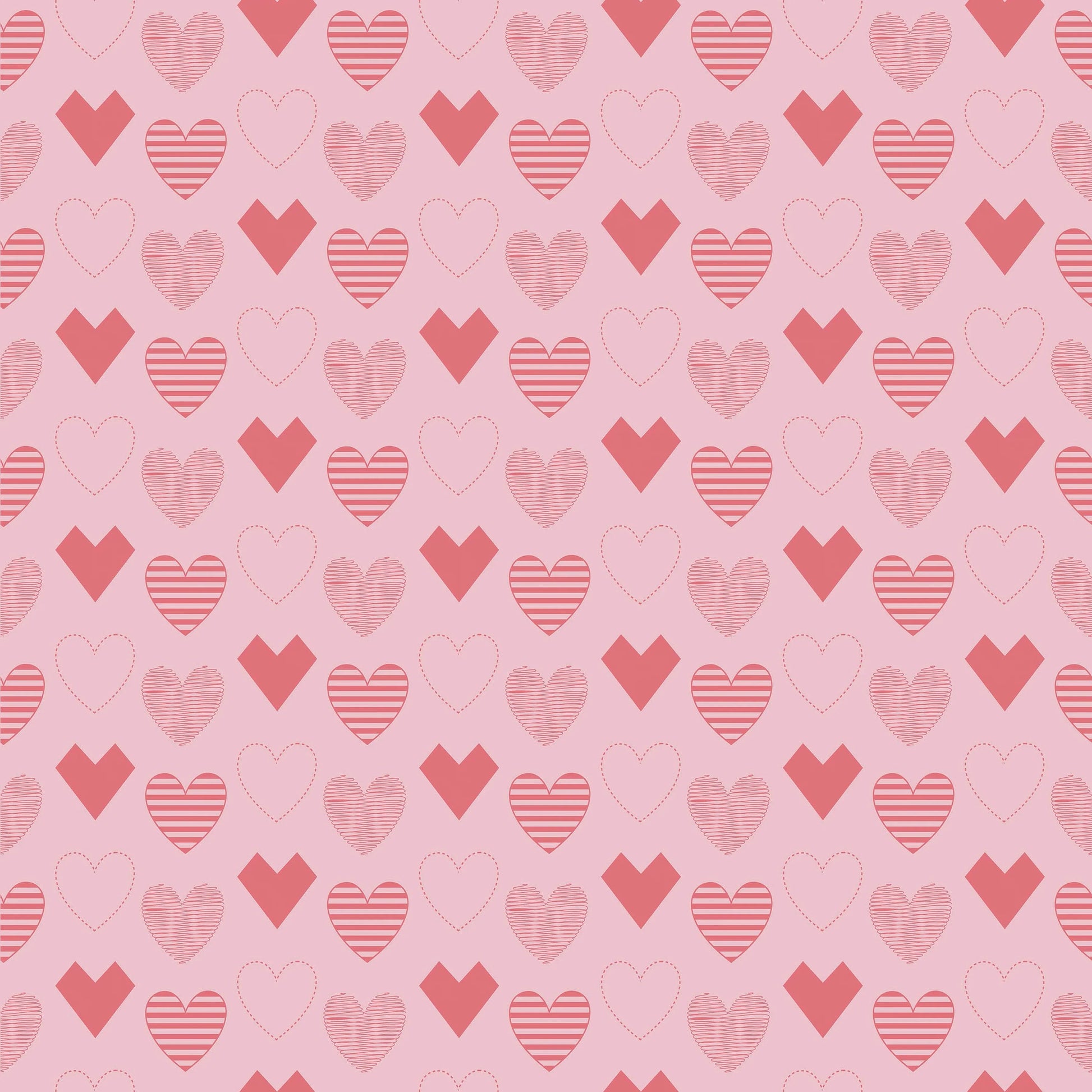 Valentine Heart Seamless Digital Paper - CraftNest - Digital Crafting and Art