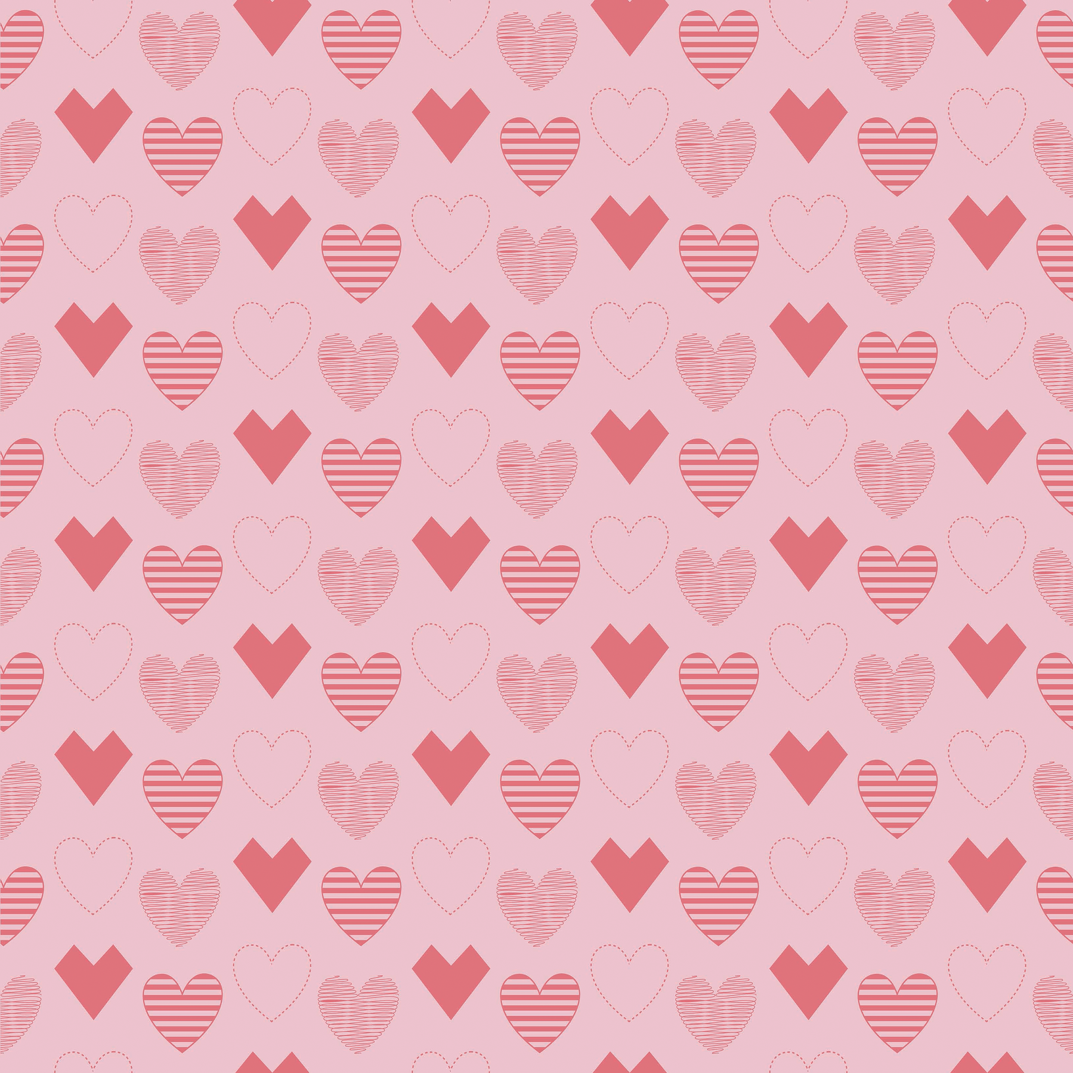 Valentine Heart Seamless Digital Paper - CraftNest - Digital Crafting and Art