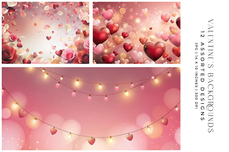 Valentine's Backgrounds - CraftNest - Digital Crafting and Art
