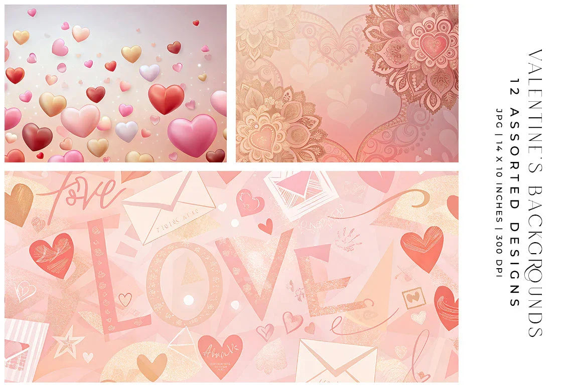 Valentine's Backgrounds - CraftNest - Digital Crafting and Art