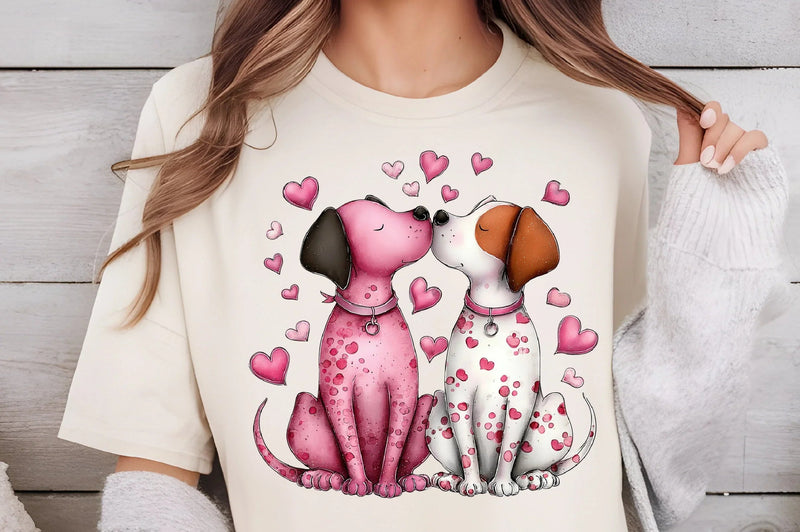 Valentine's Day Dog Coquette Clipart Bundle - CraftNest - Digital Crafting and Art