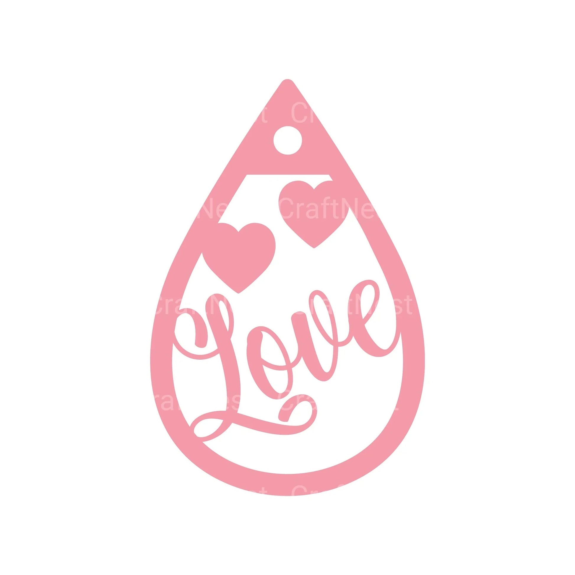Valentine's Day Earring SVG Bundle - CraftNest - Digital Crafting and Art