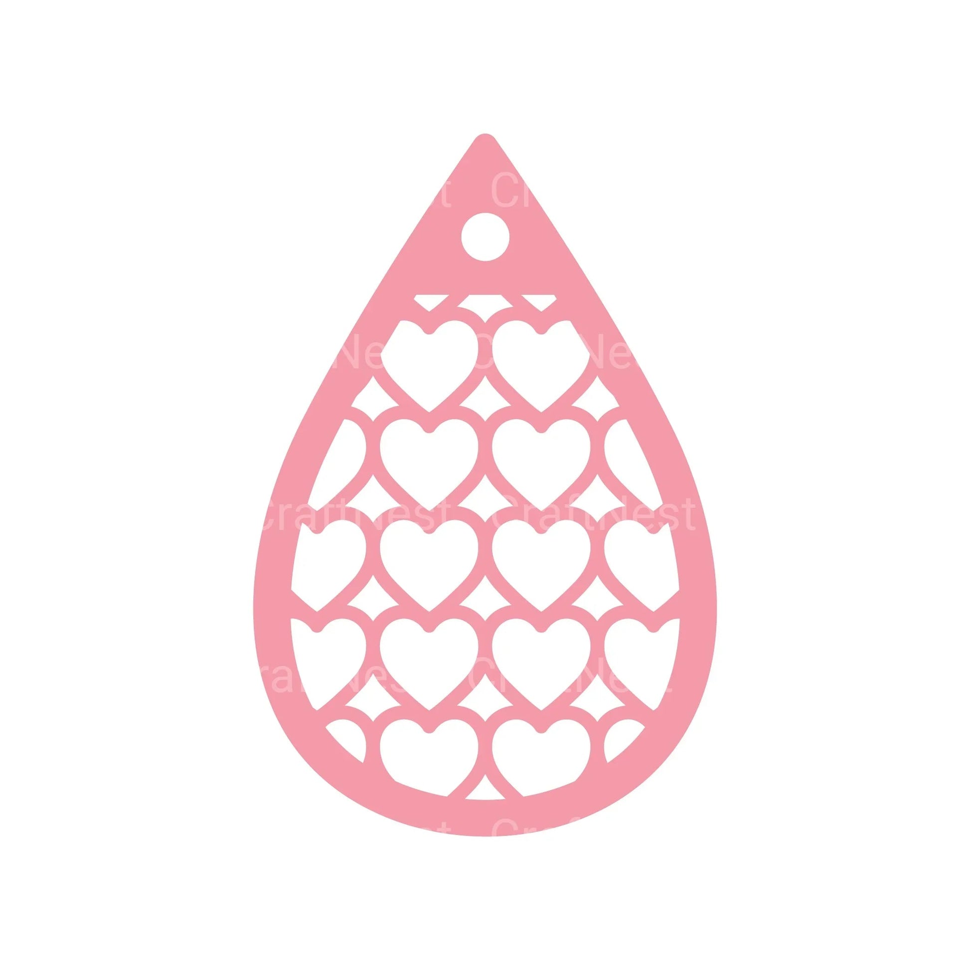Valentine's Day Earring SVG Bundle - CraftNest - Digital Crafting and Art