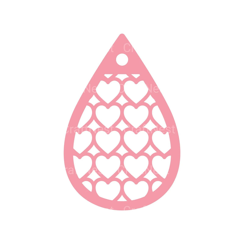 Valentine's Day Earring SVG Bundle - CraftNest - Digital Crafting and Art