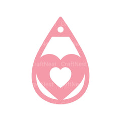 Valentine's Day Earring SVG Bundle - CraftNest - Digital Crafting and Art