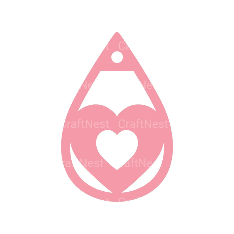 Valentine's Day Earring SVG Bundle - CraftNest - Digital Crafting and Art