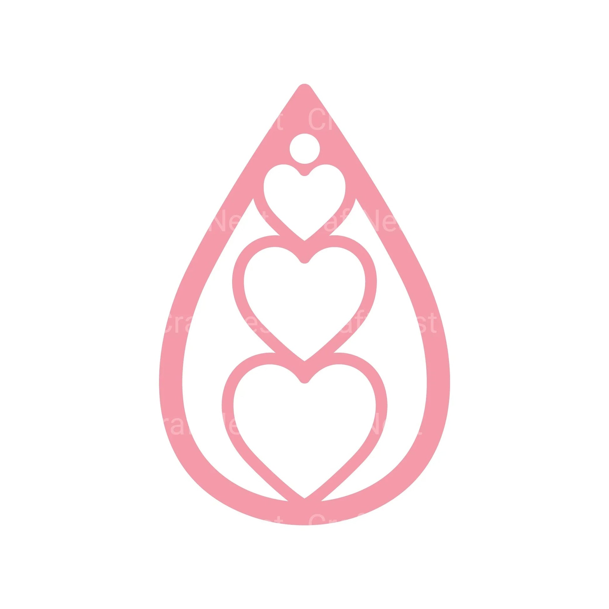 Valentine's Day Earring SVG Bundle - CraftNest - Digital Crafting and Art