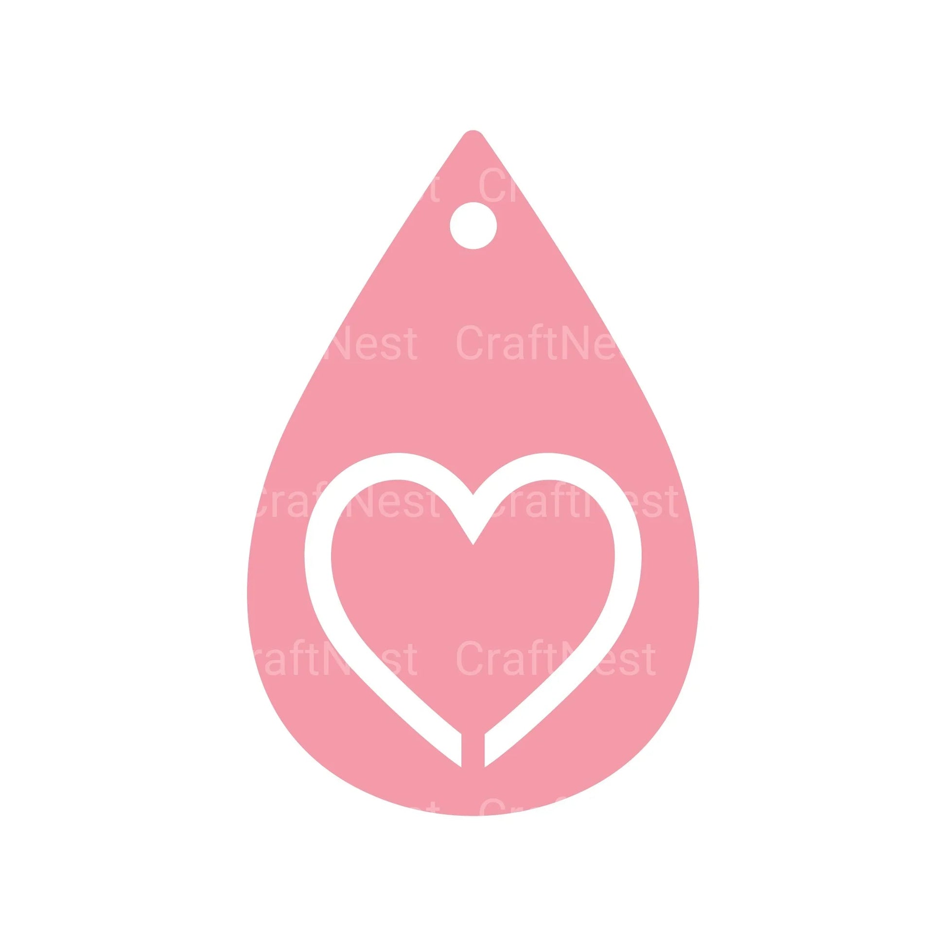 Valentine's Day Earring SVG Bundle - CraftNest - Digital Crafting and Art