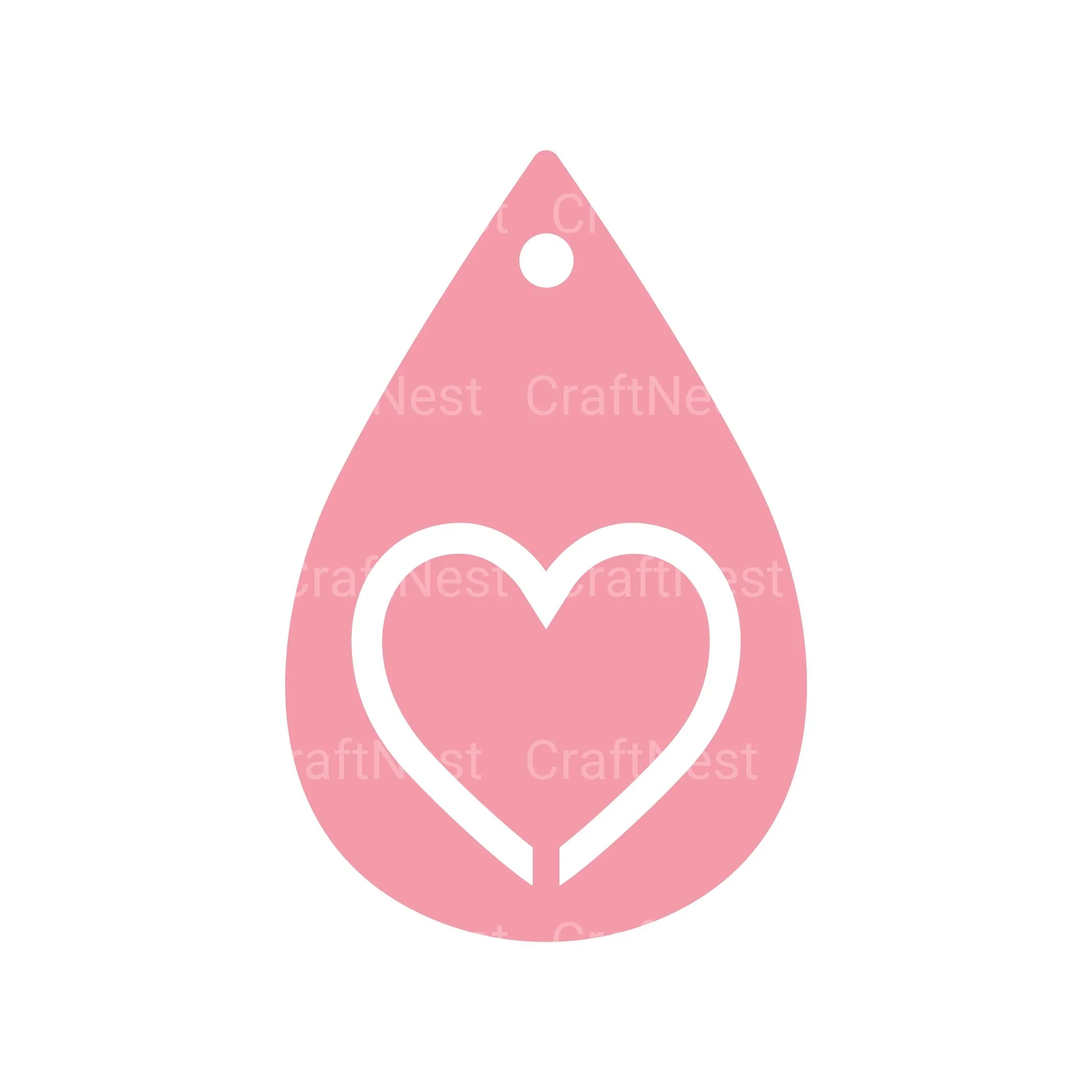Valentine's Day Earring SVG Bundle - CraftNest - Digital Crafting and Art
