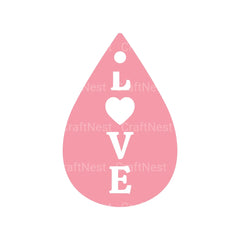 Valentine's Day Earring SVG Bundle - CraftNest - Digital Crafting and Art