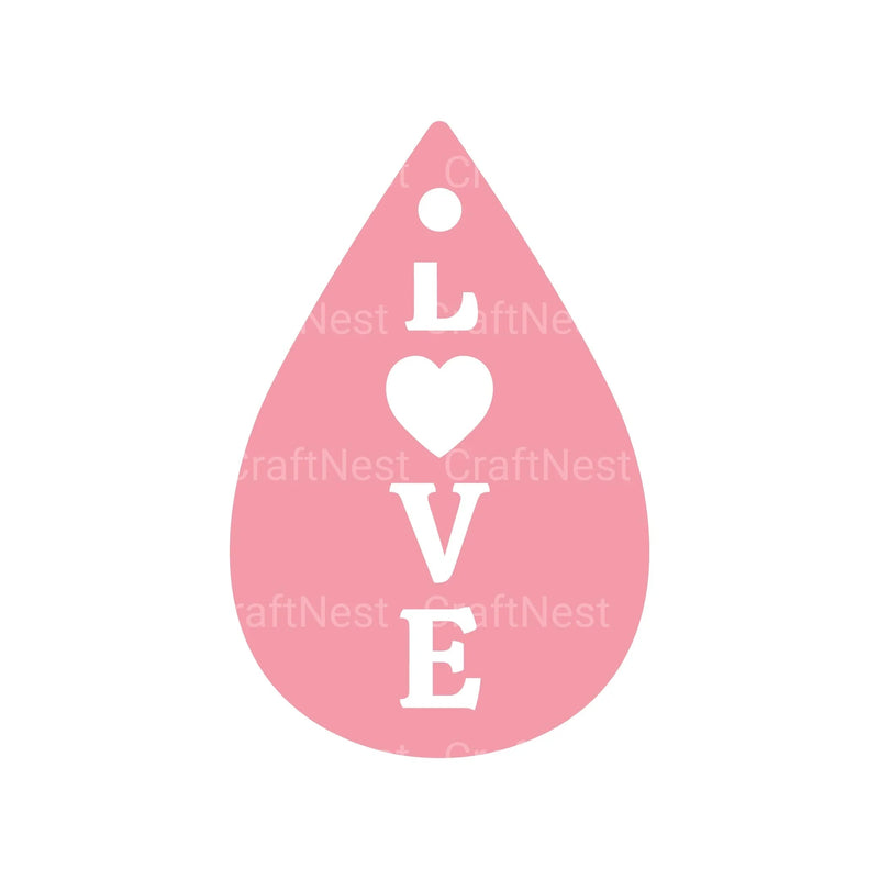 Valentine's Day Earring SVG Bundle - CraftNest - Digital Crafting and Art