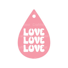 Valentine's Day Earring SVG Bundle - CraftNest - Digital Crafting and Art