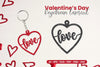 Valentine's Day Keychain Laser Cut SVG Bundle