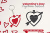 Valentine's Day Keychain Laser Cut SVG Bundle