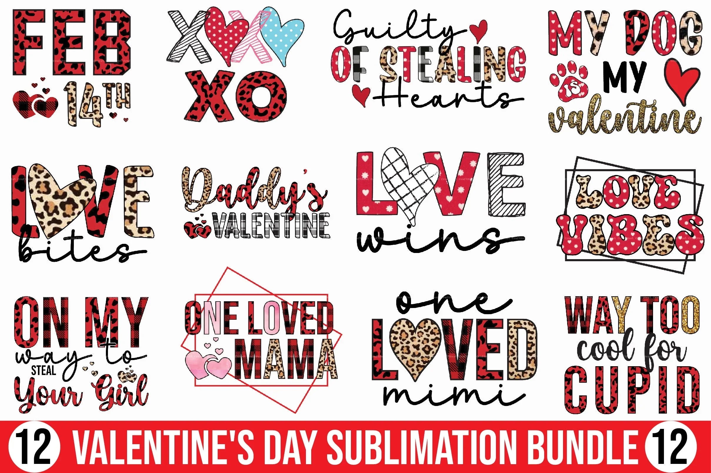 Valentine's Day Clipart Bundle
