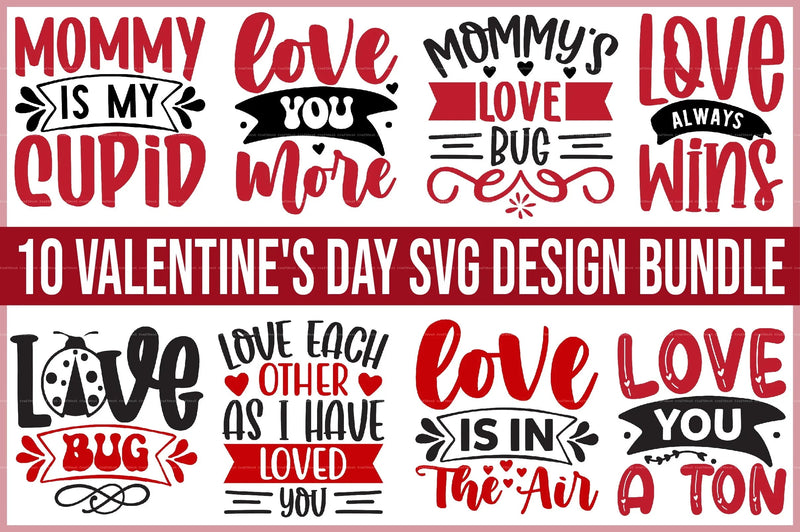 Valentine's Day SVG Design Bundle 3 - CraftNest - Digital Crafting and Art