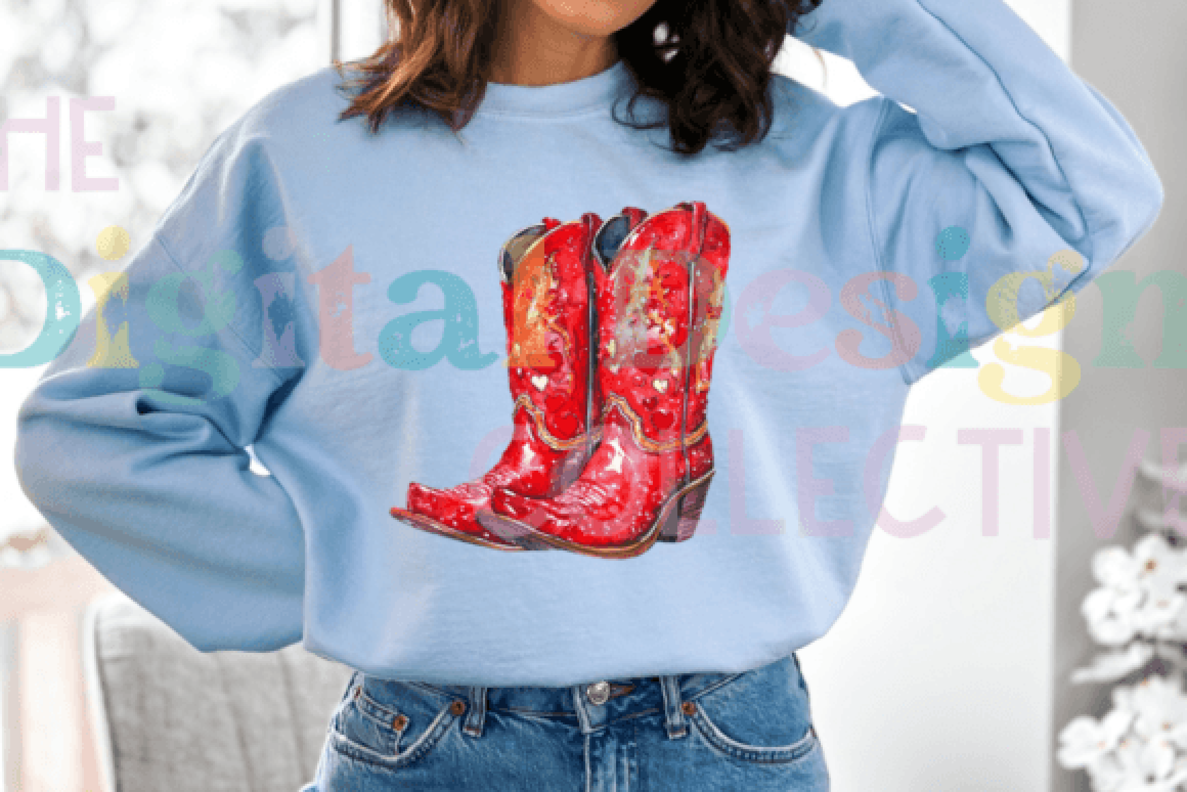 Vintage Cowboy Valentine Clipart