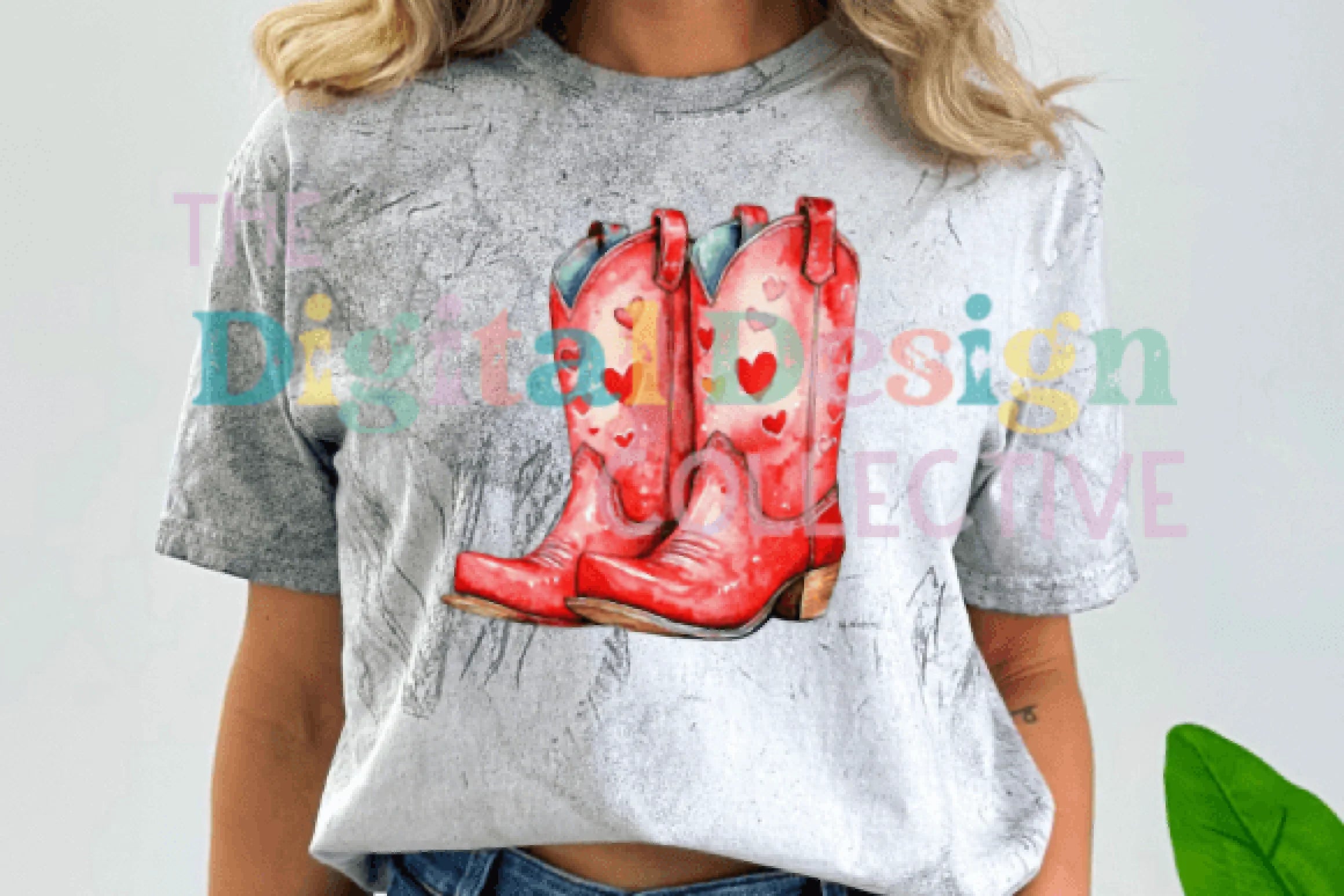 Valentine's Day Cowgirl Boots Clipart Bundle - CraftNest - Digital Crafting and Art