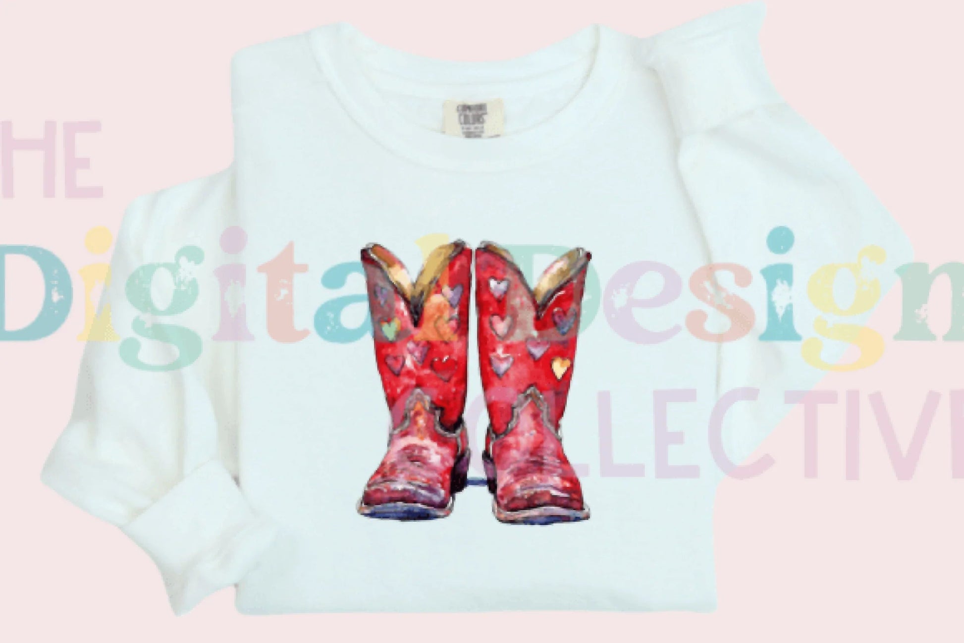Valentine's Day Cowgirl Boots Clipart Bundle - CraftNest - Digital Crafting and Art