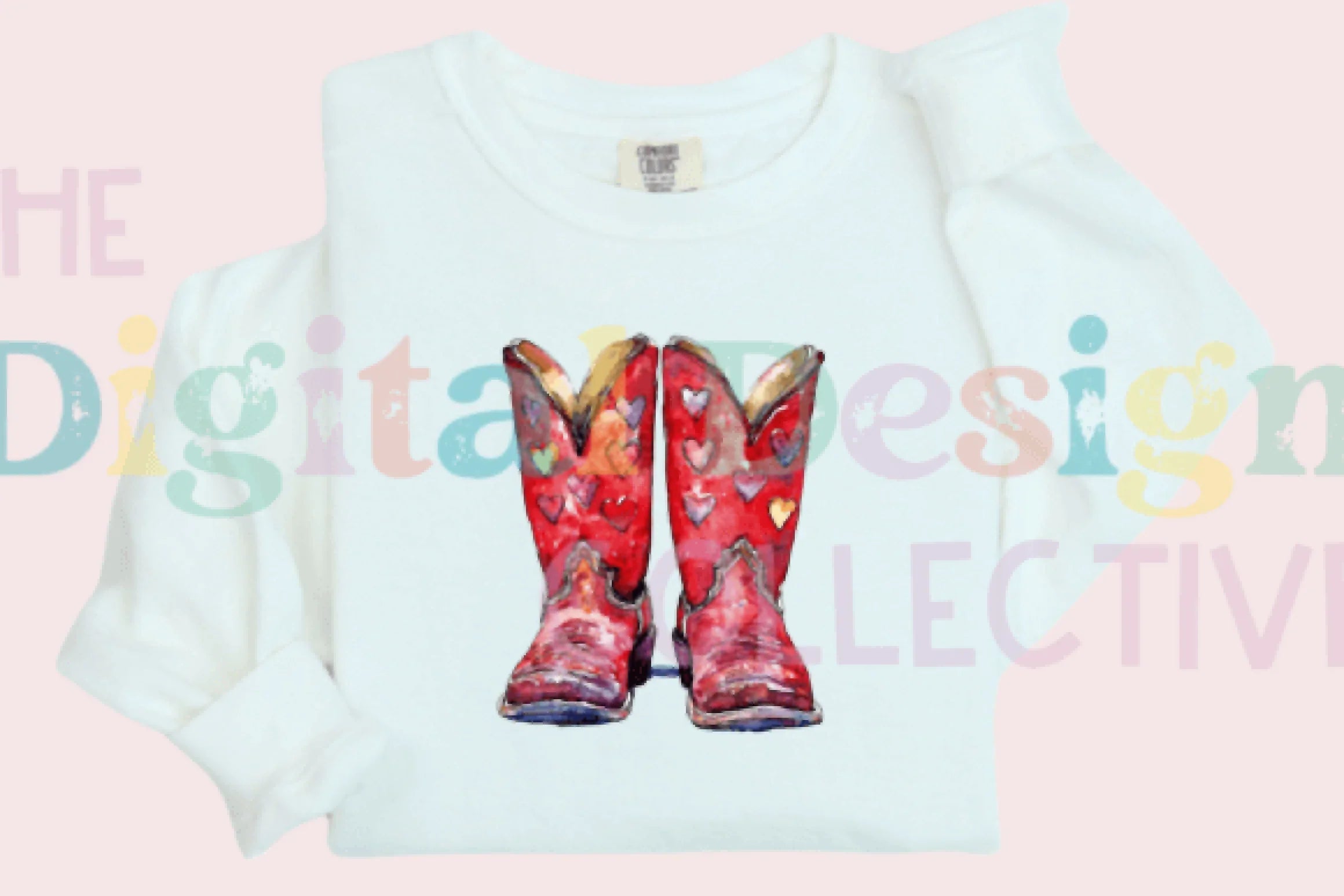 Valentine's Day Cowgirl Boots Clipart Bundle - CraftNest - Digital Crafting and Art