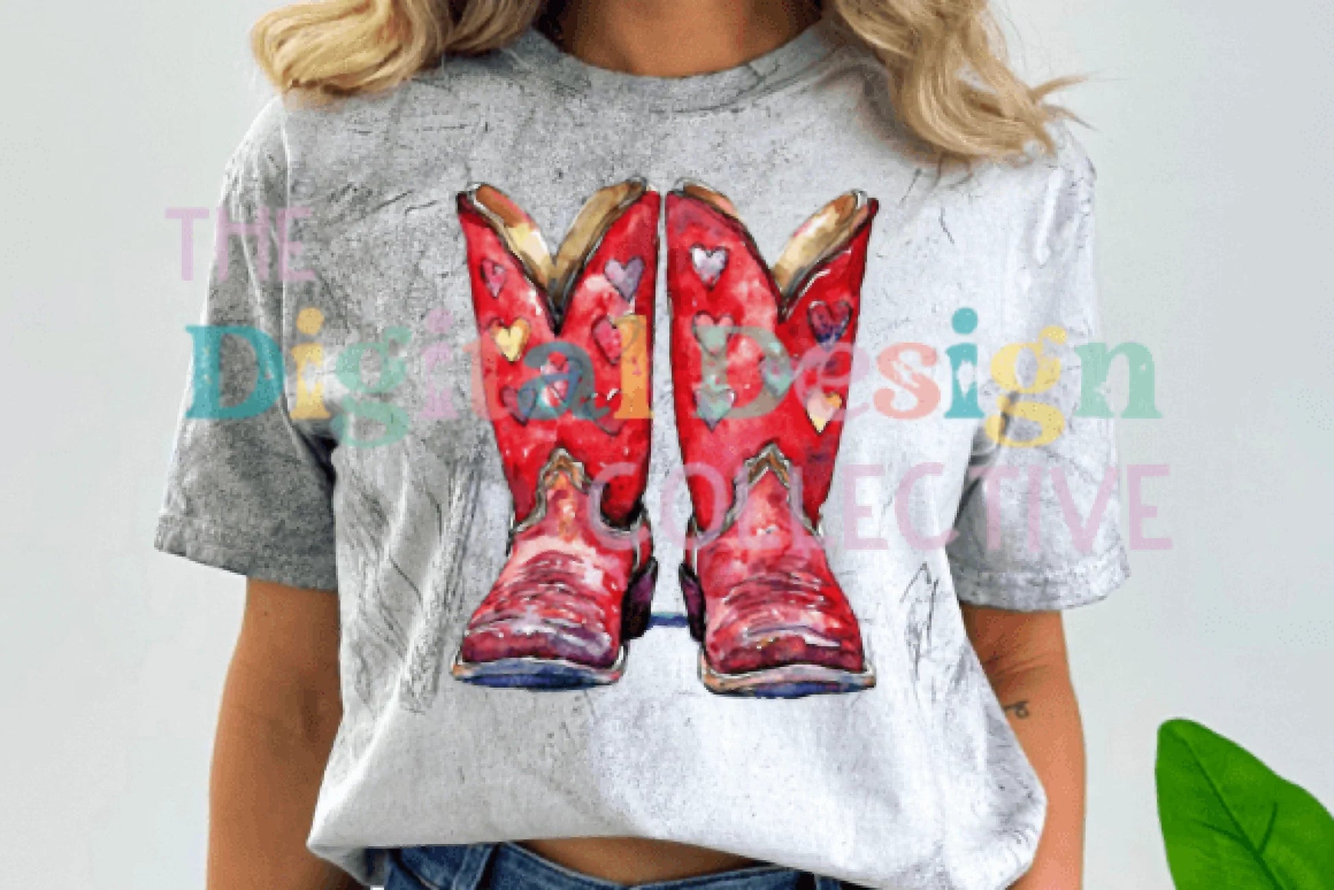 Valentine's Day Cowgirl Boots Clipart Bundle - CraftNest - Digital Crafting and Art