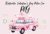 Adorable Valentine's Day Police Car Clipart Bundle