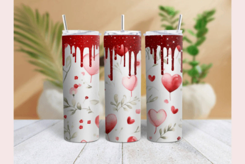 Valentine's Day Glitter Tumbler Wrap Bundle - CraftNest - Digital Crafting and Art