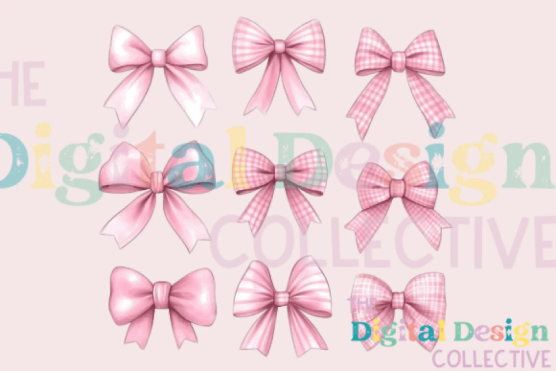 Valentine's Day Coquette Bow Heart Design Clipart Bundle - CraftNest - Digital Crafting and Art