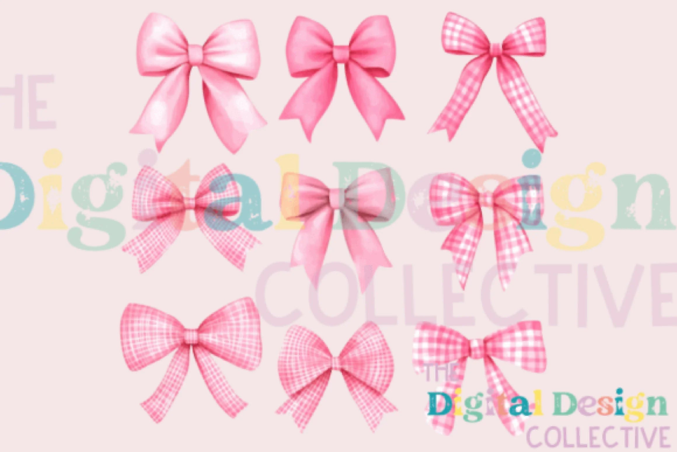 Vintage Valentine's Day Coquette Bow Heart Clipart Bundle - CraftNest - Digital Crafting and Art