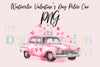 Valentine's Day Sweet Police Car Clipart Bundle