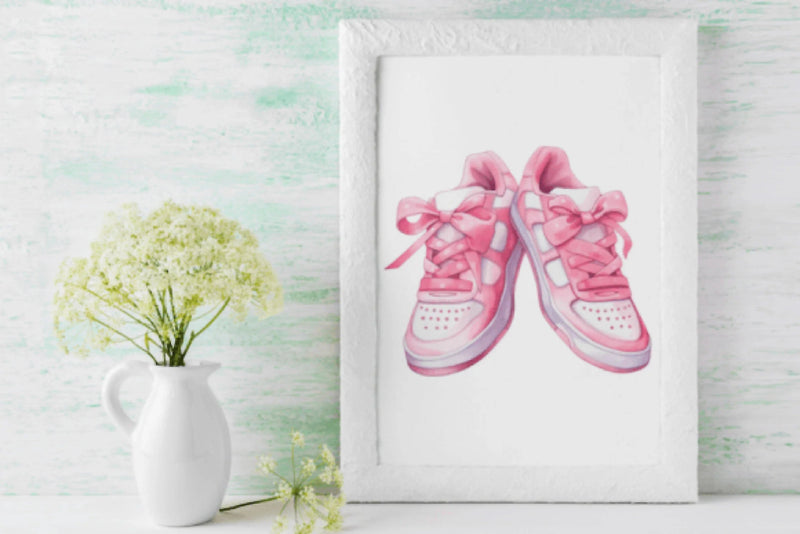 Vintage Valentine's Day Sneakers Clipart Bundle - CraftNest - Digital Crafting and Art