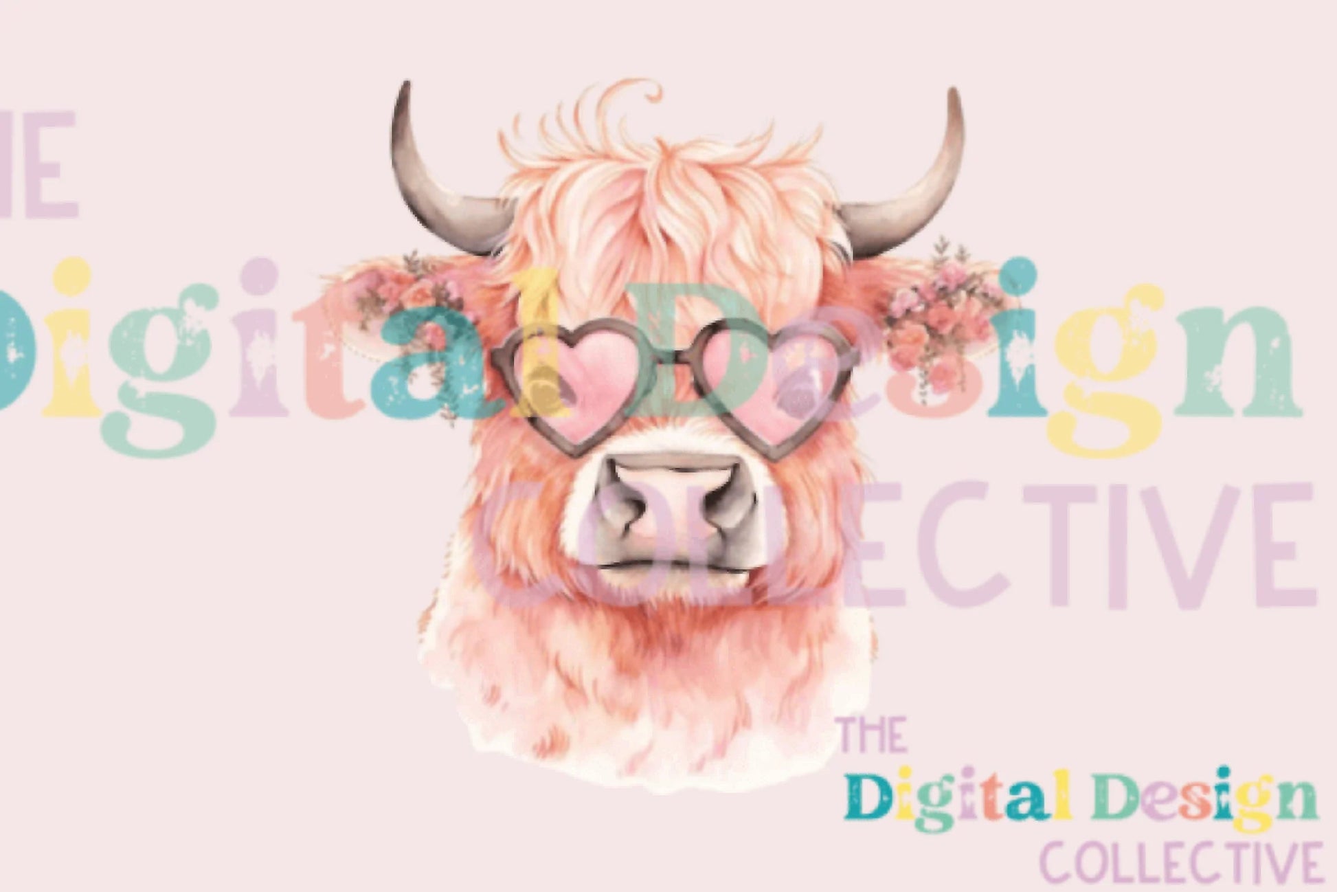 Vintage Highland Cow Valentine Clipart Bundle - CraftNest - Digital Crafting and Art