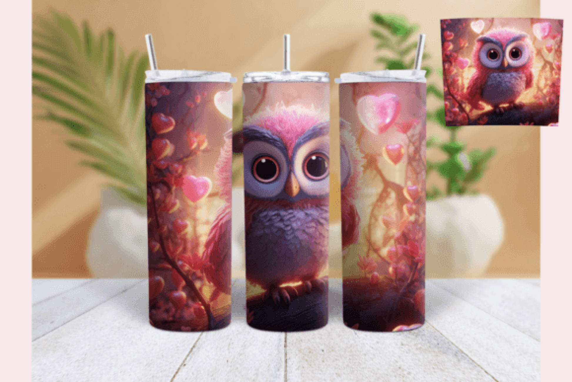 Neon Owl Tumbler Wrap Bundle - CraftNest - Digital Crafting and Art