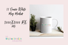 Valentine's Day White Mug Mockup