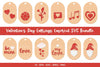 Valentine's Day Earring Laser Cut SVG Bundle