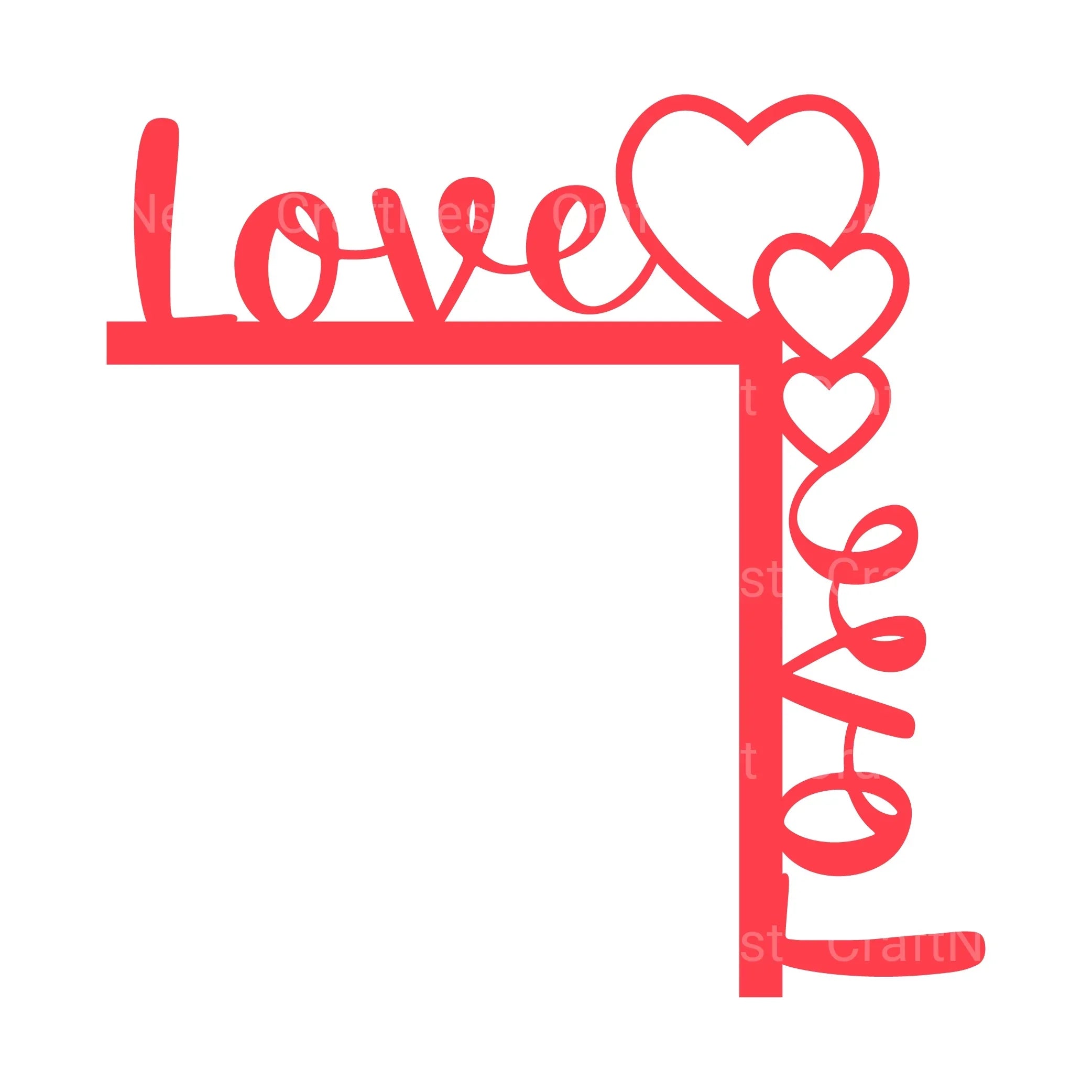 Valentine's Door Corner SVG Bundle - CraftNest - Digital Crafting and Art