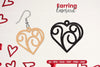 Valentine's Earring Laser Cut SVG Bundle
