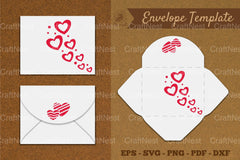 Valentine's Envelope Template SVG Bundle - CraftNest - Digital Crafting and Art