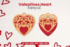 Valentine's Heart Laser Cut SVG Bundle - CraftNest - Digital Crafting and Art