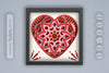 Valentine's Mandala Heart Papercut SVG Bundle
