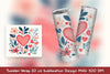 Valentine's Ornament Tumbler Wrap